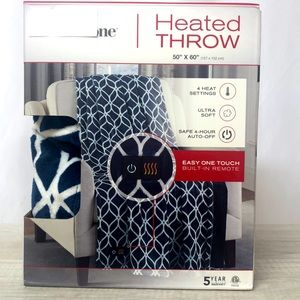 Brookstone heated throw
